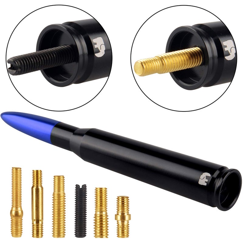 ONE250 Bullet Style Antenna, Compatible with Jeep Wrangler All Models (2007-2024) - Will fit Any Jeep Wrangler JK JKU JL JLU Rubicon Sahara Renegade Gladiator (2007-2024) and More (Blue) - Image 5